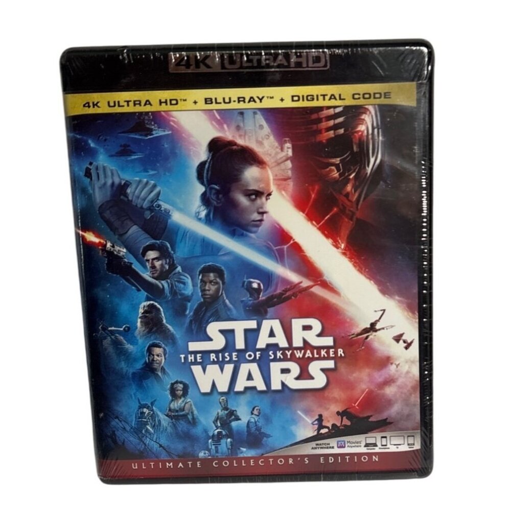Star Wars The Rise Of Skywalker DVD Blu Ray 4K Ultra HD Digital Ultim Collectors